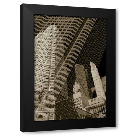Stand Tall II Black Modern Wood Framed Art Print by Stelfox, Norm