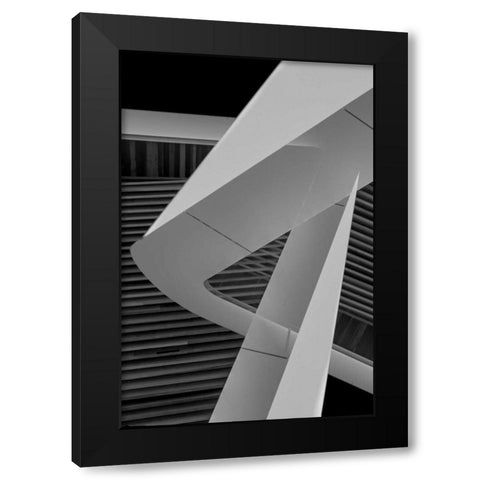 Back to Black II Black Modern Wood Framed Art Print by Selfox, Norm