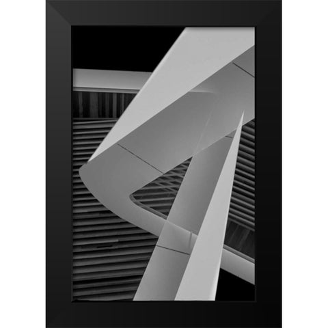 Back to Black II Black Modern Wood Framed Art Print by Selfox, Norm
