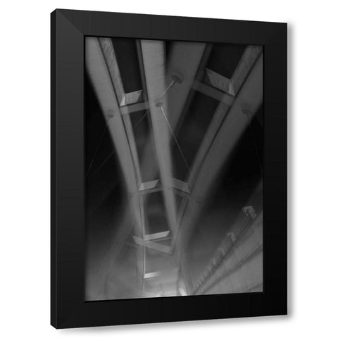 Back to Black III Black Modern Wood Framed Art Print by Selfox, Norm