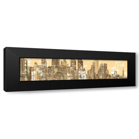 Skyline I Black Modern Wood Framed Art Print with Double Matting by Stelfox, Norm