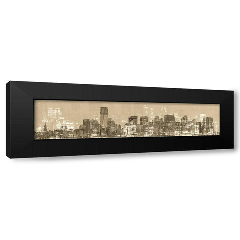 Skyline II Black Modern Wood Framed Art Print by Stelfox, Norm