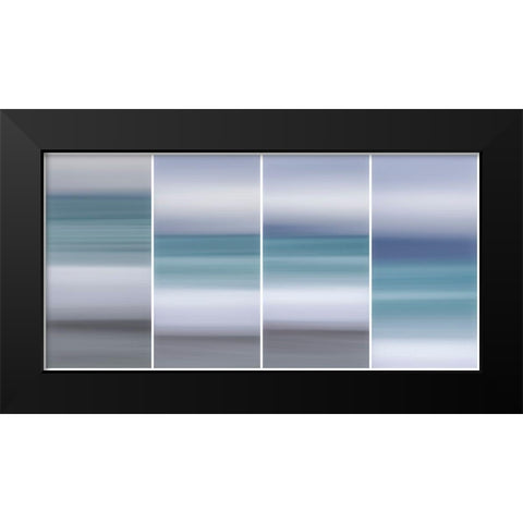 Ocean Horizon II Black Modern Wood Framed Art Print by Stelfox, Norm