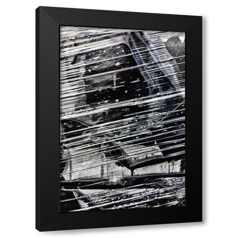 Sharp Lines II Black Modern Wood Framed Art Print with Double Matting by Stelfox, Norm