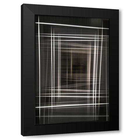Parallel Reality II Black Modern Wood Framed Art Print with Double Matting by Stelfox, Norm