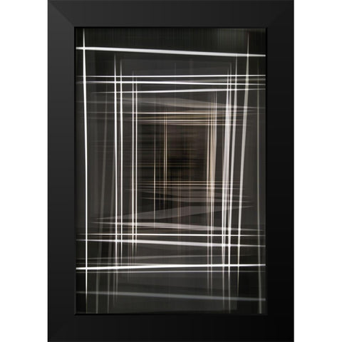 Parallel Reality II Black Modern Wood Framed Art Print by Stelfox, Norm