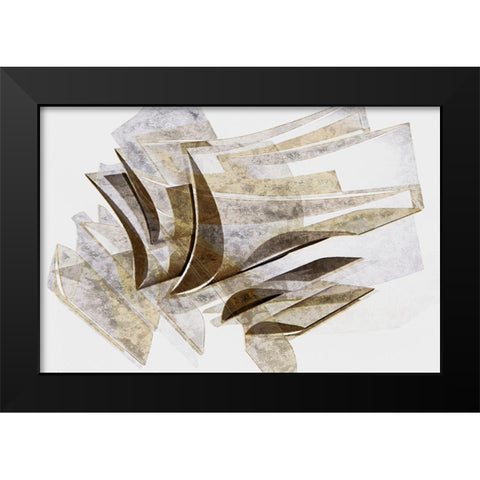 Away I  Black Modern Wood Framed Art Print by Stelfox, Norm