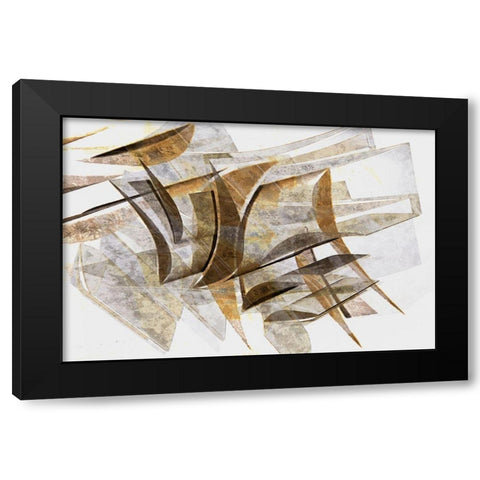Away III    Black Modern Wood Framed Art Print with Double Matting by Stelfox, Norm