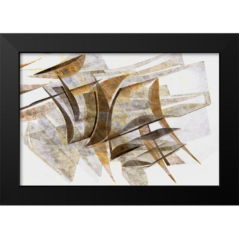 Away III    Black Modern Wood Framed Art Print by Stelfox, Norm