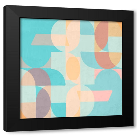 Back to the 90s I  Black Modern Wood Framed Art Print with Double Matting by Stelfox, Norm