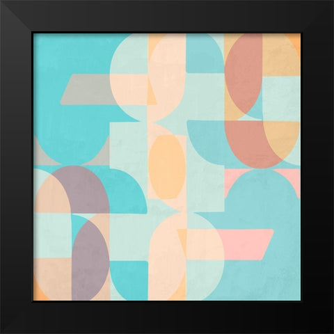 Back to the 90s I  Black Modern Wood Framed Art Print by Stelfox, Norm