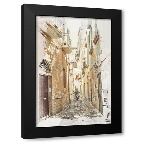 Italy IV Black Modern Wood Framed Art Print with Double Matting by Stelfox, Norm