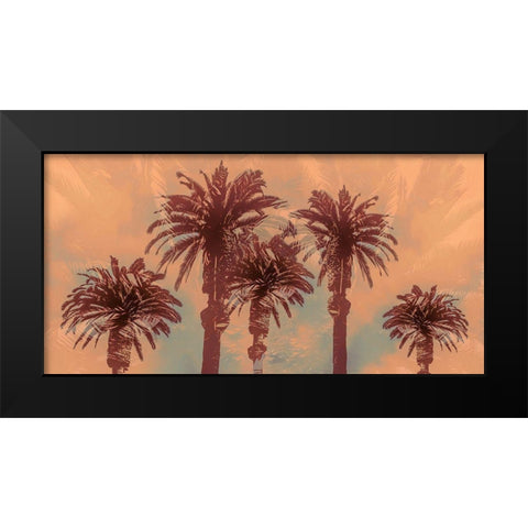 Palm Springs Black Modern Wood Framed Art Print by Stelfox, Norm