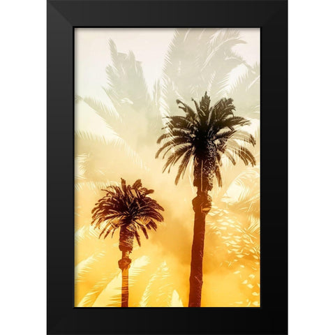 Palm Dreams  Black Modern Wood Framed Art Print by Stelfox, Norm