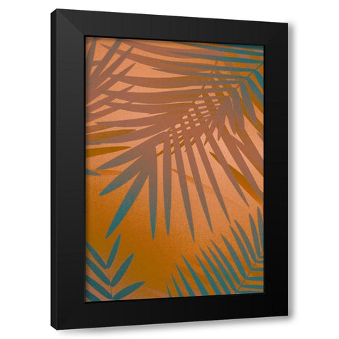 Palm Heat I  Black Modern Wood Framed Art Print by Stelfox, Norm