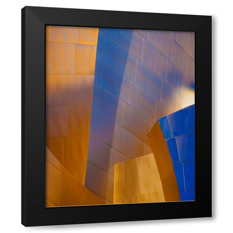 Abstracted Architecture II  Black Modern Wood Framed Art Print with Double Matting by Stelfox, Norm