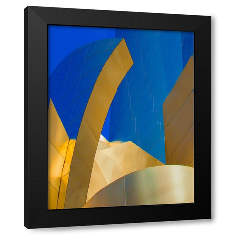 Abstracted Architecture III Black Modern Wood Framed Art Print with Double Matting by Stelfox, Norm
