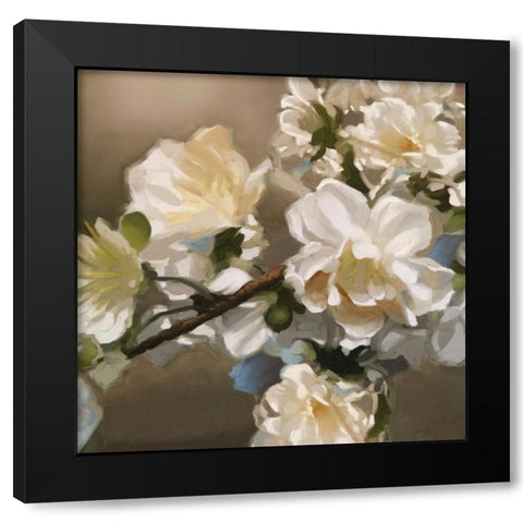 Elegance I Black Modern Wood Framed Art Print with Double Matting by Novak, Rick