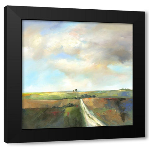 Anything Goes  Black Modern Wood Framed Art Print with Double Matting by Nolwan