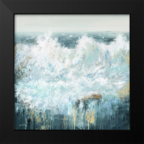 Solo Dance Black Modern Wood Framed Art Print by Calameo
