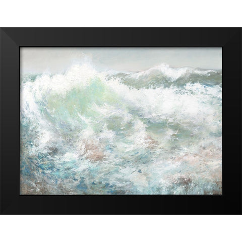 For Your Attention Black Modern Wood Framed Art Print by Calameo