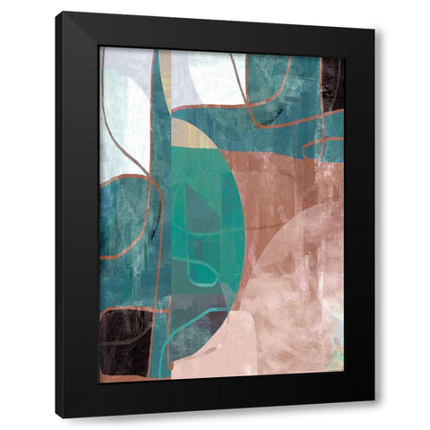 Intuition II Black Modern Wood Framed Art Print with Double Matting by Dubois, Lori
