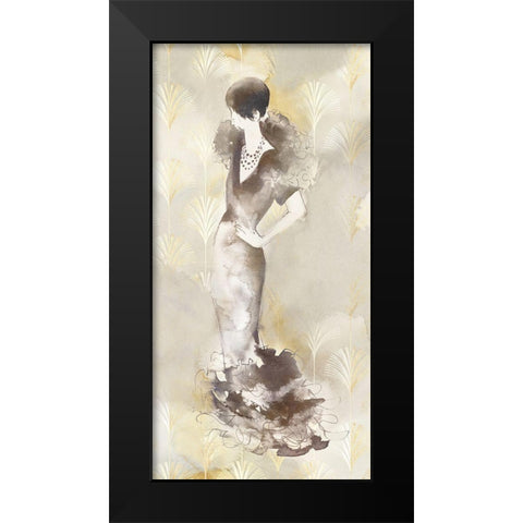 Art Deco Woman I  Black Modern Wood Framed Art Print by Jones, Eli