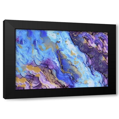 Auric Black Modern Wood Framed Art Print with Double Matting by Rosenberg, Alissa