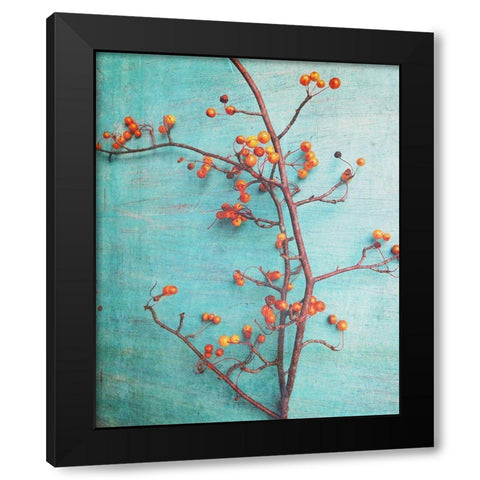 Coraline Black Modern Wood Framed Art Print with Double Matting by Joy, Olivia