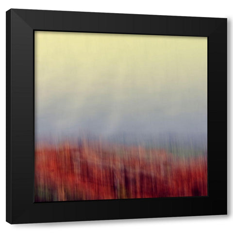 Autumn Soft I Black Modern Wood Framed Art Print with Double Matting by Joy, Olivia