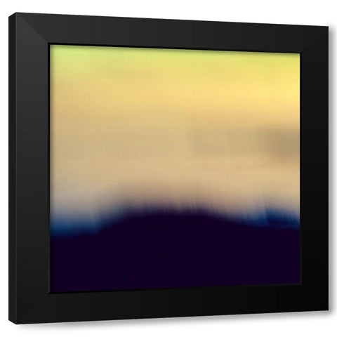 Yellow Sunset II Black Modern Wood Framed Art Print by Joy, Olivia