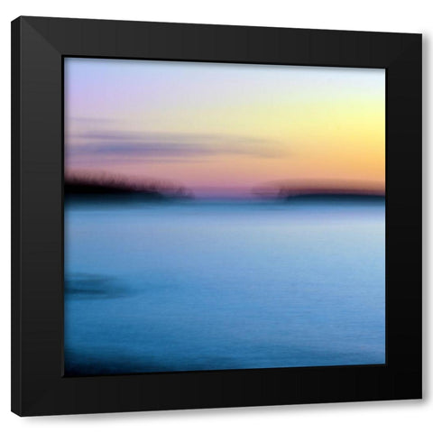 Calm Sunset I Black Modern Wood Framed Art Print by Joy, Olivia