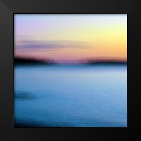 Calm Sunset I Black Modern Wood Framed Art Print by Joy, Olivia