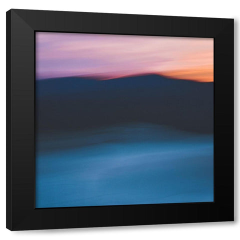 Calm Sunset III Black Modern Wood Framed Art Print with Double Matting by Joy, Olivia