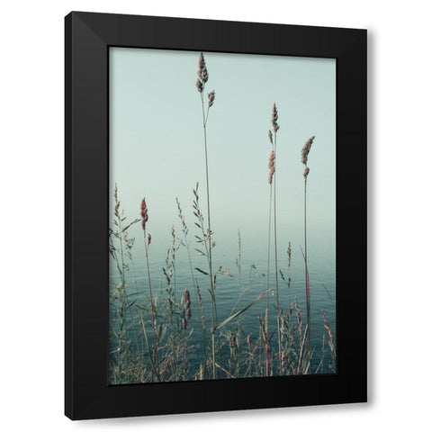 Slient Morning  Black Modern Wood Framed Art Print by Joy, Olivia