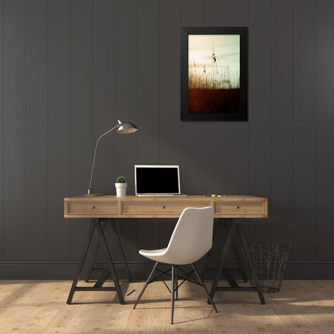 Quiet Dusk II Black Modern Wood Framed Art Print by Joy, Olivia