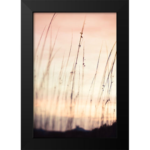 Morning Meadow  Black Modern Wood Framed Art Print by Joy, Olivia