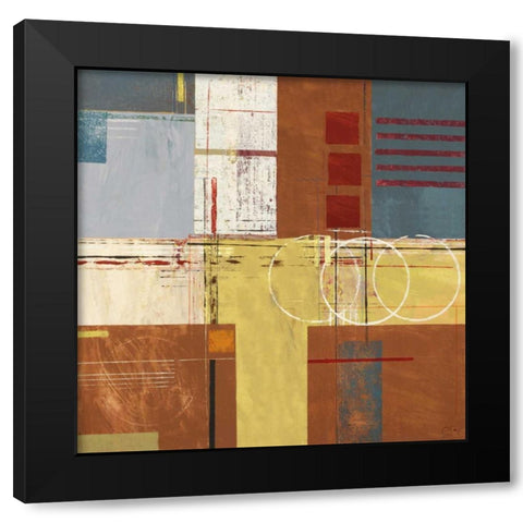 Amber Waves Black Modern Wood Framed Art Print with Double Matting by Chuqui, Olga