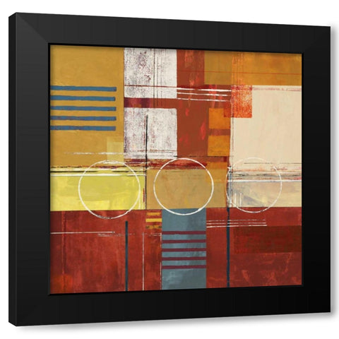 Rustic Lime Black Modern Wood Framed Art Print by Chuqui, Olga