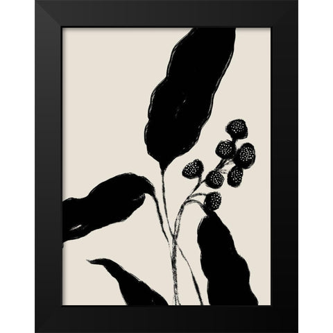 New Growth I  Black Modern Wood Framed Art Print by Holam, Nicholas