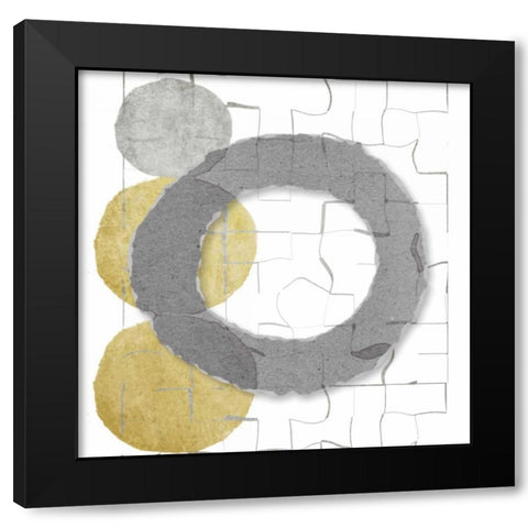 Portal Black Modern Wood Framed Art Print with Double Matting by Orlov, Irena