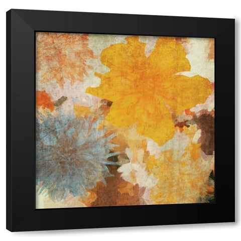 Garden of Peace Black Modern Wood Framed Art Print with Double Matting by Orlov, Irena