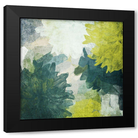 Blue and Green Inspiration II  Black Modern Wood Framed Art Print by Orlov, Irena
