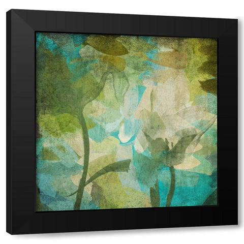 Bluegrass Black Modern Wood Framed Art Print by Orlov, Irena