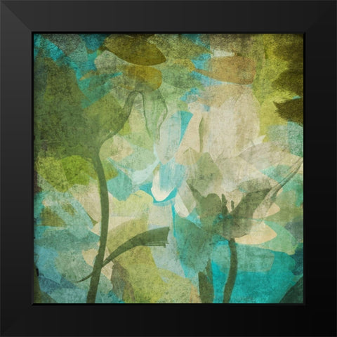 Bluegrass Black Modern Wood Framed Art Print by Orlov, Irena