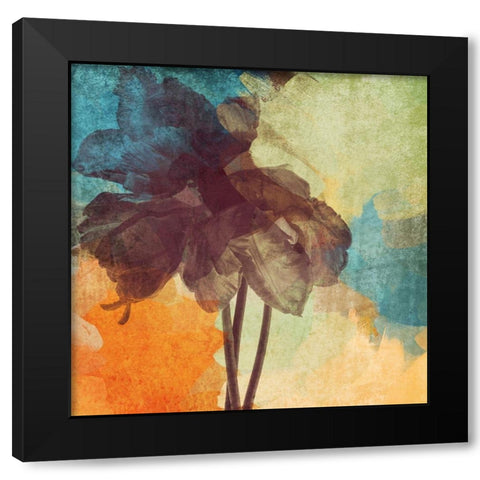 Field Flower I Black Modern Wood Framed Art Print by Orlov, Irena