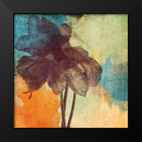 Field Flower I Black Modern Wood Framed Art Print by Orlov, Irena