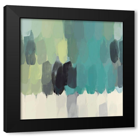 Liquid Wisdom Black Modern Wood Framed Art Print by Orlov, Irena