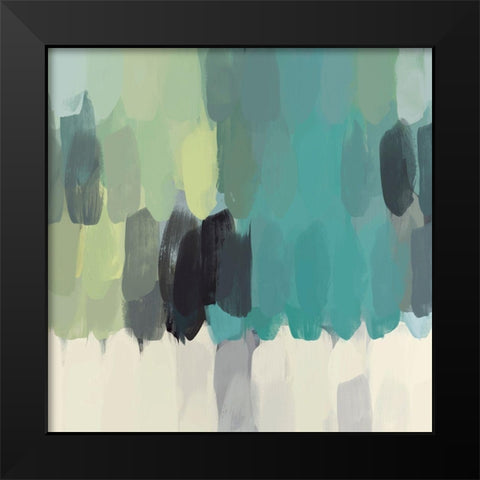 Liquid Wisdom Black Modern Wood Framed Art Print by Orlov, Irena