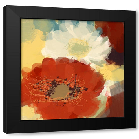 Brighten Up Black Modern Wood Framed Art Print with Double Matting by Orlov, Irena